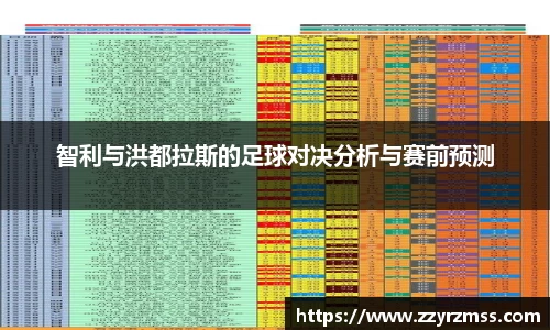 智利与洪都拉斯的足球对决分析与赛前预测